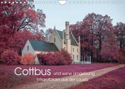 Cottbus und seine Umgebung in Infrarot (Wandkalender 2023 DIN A4 quer)