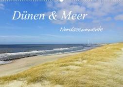 Dünen und Meer Nordseemomente (Wandkalender 2023 DIN A2 quer)