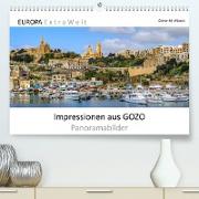 Impressionen aus GOZO - Panoramabilder (Premium, hochwertiger DIN A2 Wandkalender 2023, Kunstdruck in Hochglanz)
