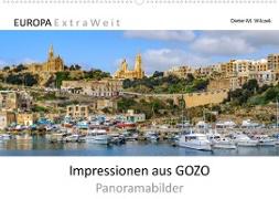 Impressionen aus GOZO - Panoramabilder (Wandkalender 2023 DIN A2 quer)