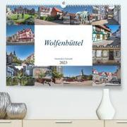 Wolfenbüttel - Historisches Fachwerk (Premium, hochwertiger DIN A2 Wandkalender 2023, Kunstdruck in Hochglanz)