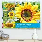 Sonnenblumen. Das Strahlen des Sommers (Premium, hochwertiger DIN A2 Wandkalender 2023, Kunstdruck in Hochglanz)