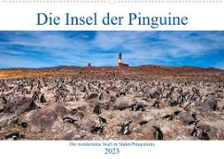 Die Insel der Pinguine - Die wundersame Insel im Süden Patagoniens (Wandkalender 2023 DIN A2 quer)