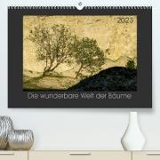 Bäume quer (Premium, hochwertiger DIN A2 Wandkalender 2023, Kunstdruck in Hochglanz)
