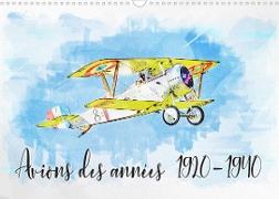 Avions des années 1920¿1940 (Calendrier mural 2023 DIN A3 horizontal)