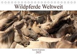 Wildpferde Weltweit (Tischkalender 2023 DIN A5 quer)