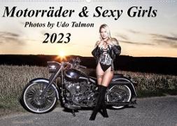 Motorräder & Sexy Girls (Wandkalender 2023 DIN A2 quer)