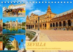 Sevilla - Impressionen aus dem Herzen Andalusiens (Tischkalender 2023 DIN A5 quer)