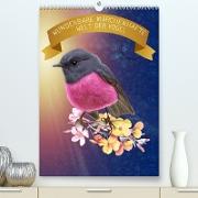 Wunderbare märchenhafte Welt der Vögel (Premium, hochwertiger DIN A2 Wandkalender 2023, Kunstdruck in Hochglanz)