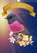 Wunderbare märchenhafte Welt der Vögel (Wandkalender 2023 DIN A4 hoch)