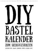 DIY Bastel-Kalender zum Selbstgestalten -immerwährend hochkant weiß- (Wandkalender 2023 DIN A4 hoch)