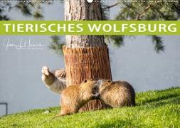 Tierisches Wolfsburg (Wandkalender 2023 DIN A2 quer)