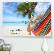 Seychellen Inselblicke (Premium, hochwertiger DIN A2 Wandkalender 2023, Kunstdruck in Hochglanz)
