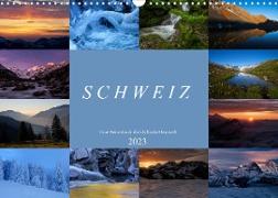 Schweiz - Eine Reise durch die idyllische Bergwelt (Wandkalender 2023 DIN A3 quer)