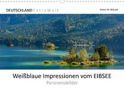 Weißblaue Impressionen vom EIBSEE Panoramabilder (Wandkalender 2023 DIN A3 quer)