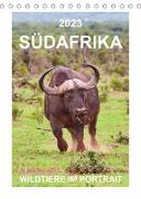 SÜDAFRIKA - WILDTIERE IM PORTRAIT (Tischkalender 2023 DIN A5 hoch)