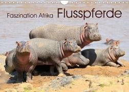 Faszination Afrika: Flusspferde (Wandkalender 2023 DIN A4 quer)