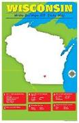 Wisconsin Write-On/Wipe-Off Desk Mat - State Map