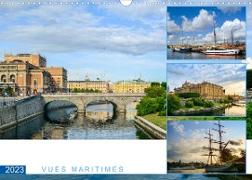 Stockholm - Vues maritimes (Calendrier mural 2023 DIN A3 horizontal)