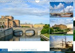Stockholm - Vues maritimes (Calendrier mural 2023 DIN A4 horizontal)