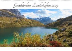 Graubündner Landschaften 2023 (Wandkalender 2023 DIN A2 quer)