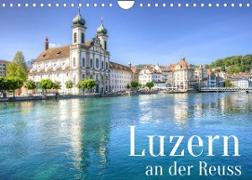 Luzern an der Reuss (Wandkalender 2023 DIN A4 quer)