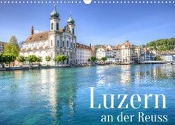 Luzern an der Reuss (Wandkalender 2023 DIN A3 quer)