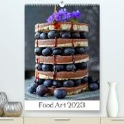 Food Art 2023 (Premium, hochwertiger DIN A2 Wandkalender 2023, Kunstdruck in Hochglanz)