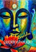 Lebensfreude Buddha (Wandkalender 2023 DIN A2 hoch)