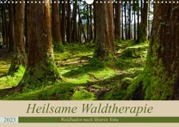 Heilsame Waldtherapie - Waldbaden nach Shinrin Yoku (Wandkalender 2023 DIN A3 quer)