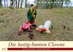 Die lustig-bunten Clowns (Tischkalender 2023 DIN A5 quer)