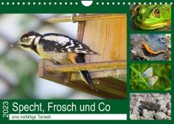 Specht, Frosch und Co - eine vielfältige Tierwelt (Wandkalender 2023 DIN A4 quer)