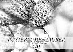 Pusteblumenzauber in schwarzweiß (Wandkalender 2023 DIN A4 quer)
