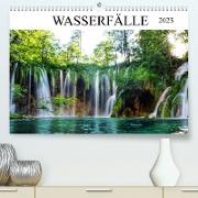 Wasserfälle - die schönsten Wasserfälle der Welt (Premium, hochwertiger DIN A2 Wandkalender 2023, Kunstdruck in Hochglanz)