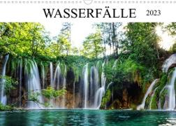 Wasserfälle - die schönsten Wasserfälle der Welt (Wandkalender 2023 DIN A3 quer)