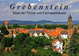 Grebenstein - Stadt der Türme und Fachwerkhäuser (Wandkalender 2023 DIN A2 quer)