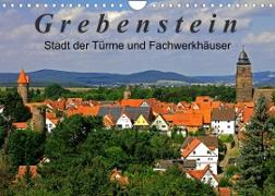Grebenstein - Stadt der Türme und Fachwerkhäuser (Wandkalender 2023 DIN A4 quer)