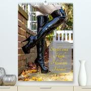 Stiefel und High Heels im Herbst (Premium, hochwertiger DIN A2 Wandkalender 2023, Kunstdruck in Hochglanz)