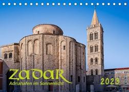 Zadar, Adriahafen im Sonnenlicht (Tischkalender 2023 DIN A5 quer)