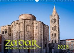 Zadar, Adriahafen im Sonnenlicht (Wandkalender 2023 DIN A3 quer)