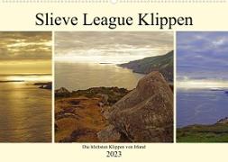 Slieve League Klippen die höchsten Klippen von Irland (Wandkalender 2023 DIN A2 quer)