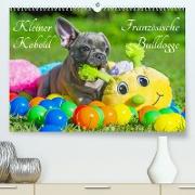 Kleiner Kobold Französische Bulldogge (Premium, hochwertiger DIN A2 Wandkalender 2023, Kunstdruck in Hochglanz)