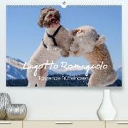 Lagotto Romagnolo Tanzende Trüffelnasen (Premium, hochwertiger DIN A2 Wandkalender 2023, Kunstdruck in Hochglanz)