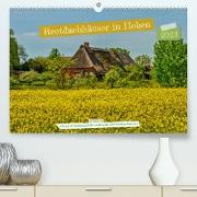 Reetdachhäuser in Hoben - Ein Maitag in der Wismarbucht (Premium, hochwertiger DIN A2 Wandkalender 2023, Kunstdruck in Hochglanz)