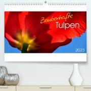 Zauberhafte Tulpen (Premium, hochwertiger DIN A2 Wandkalender 2023, Kunstdruck in Hochglanz)