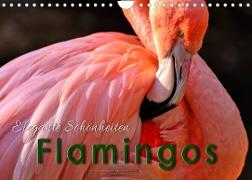 Flamingos - elegante Schönheiten (Wandkalender 2023 DIN A4 quer)