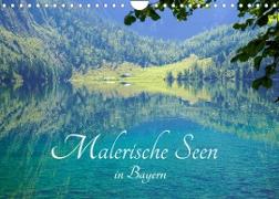 Malerische Seen in Bayern (Wandkalender 2023 DIN A4 quer)