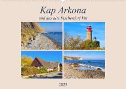 Kap Arkona und das alte Fischerdorf Vitt (Wandkalender 2023 DIN A2 quer)