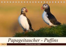 Papageitaucher - Puffins (Tischkalender 2023 DIN A5 quer)