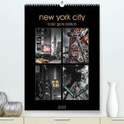 New York City - Color Glow Edition (Premium, hochwertiger DIN A2 Wandkalender 2023, Kunstdruck in Hochglanz)